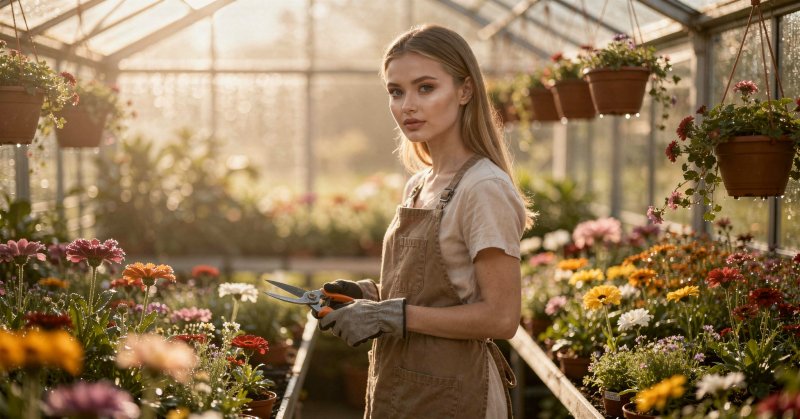 Теплица на рассвете