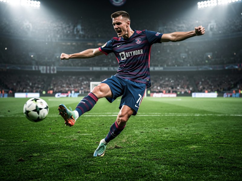 В образе футболиста