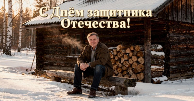 Открытка 23 февраля